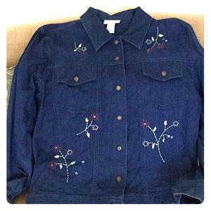 Alfred Dunner Jean Jacket size 16